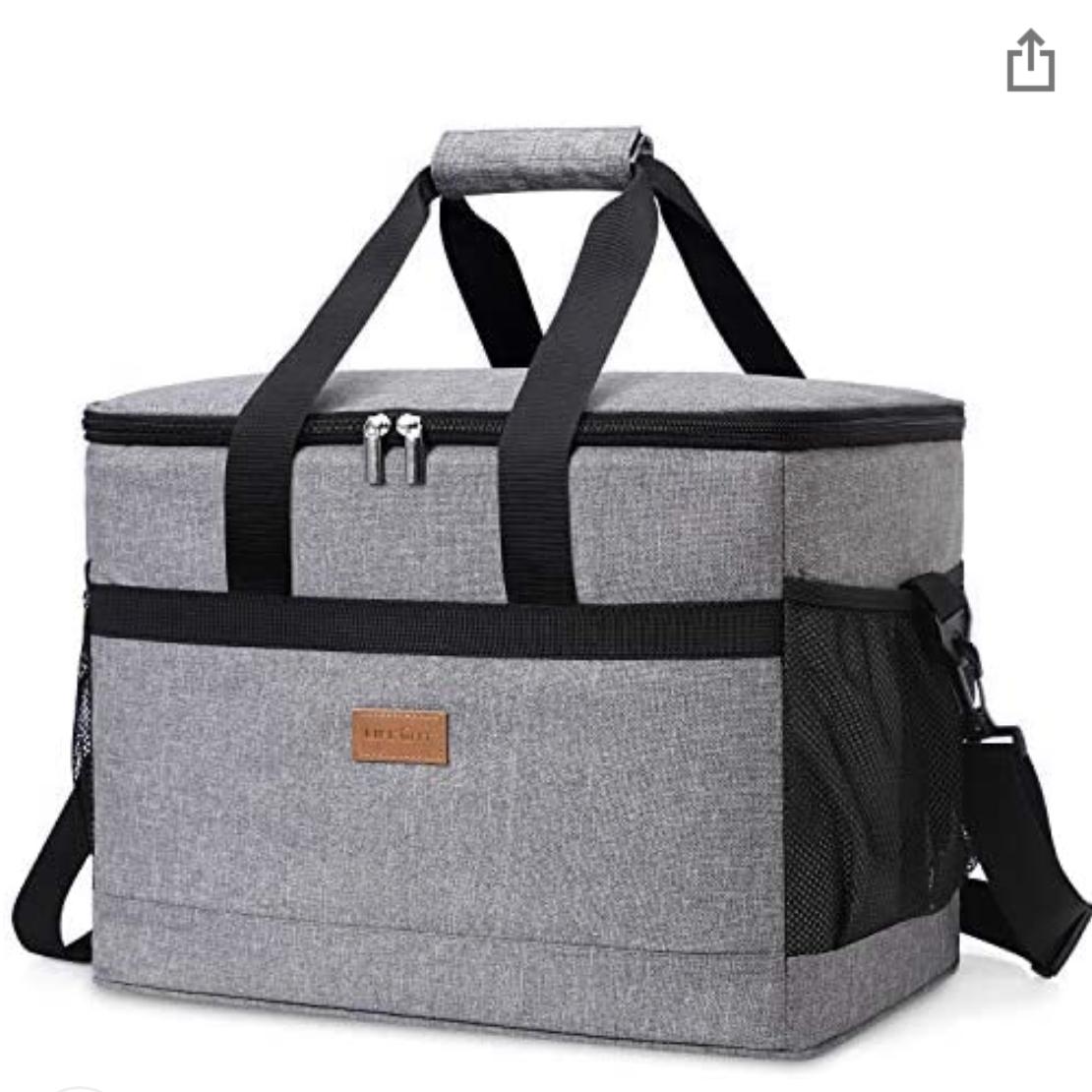 Lifewit Cooler Bag 30/50/60 Cans Collapsible and Insulated Large Lunch Bag Leakproof Soft Cooler Portable Tote for Camping/BBQ/Family Outdoor Activities