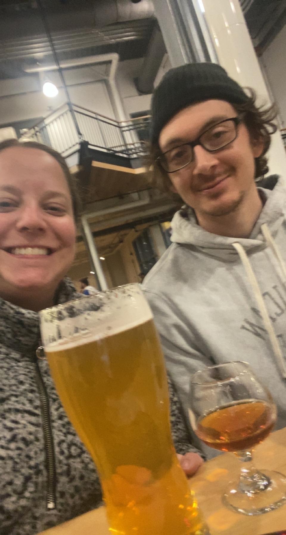 Troegs Brewery in Hershey, PA. We like to travel even if it’s just a little day trip. Winter 2023.