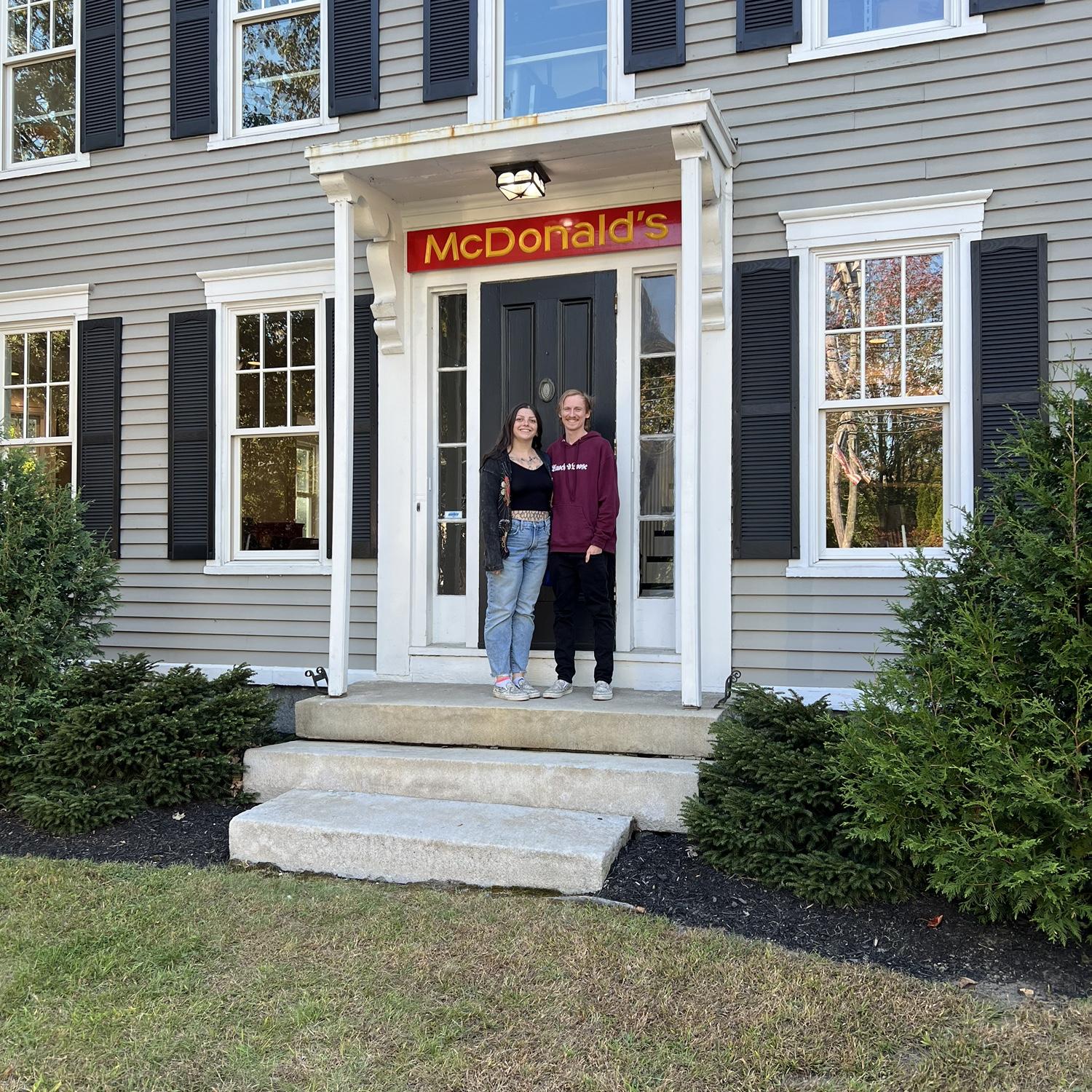 Historic McDonald’s building in Freeport, Maine