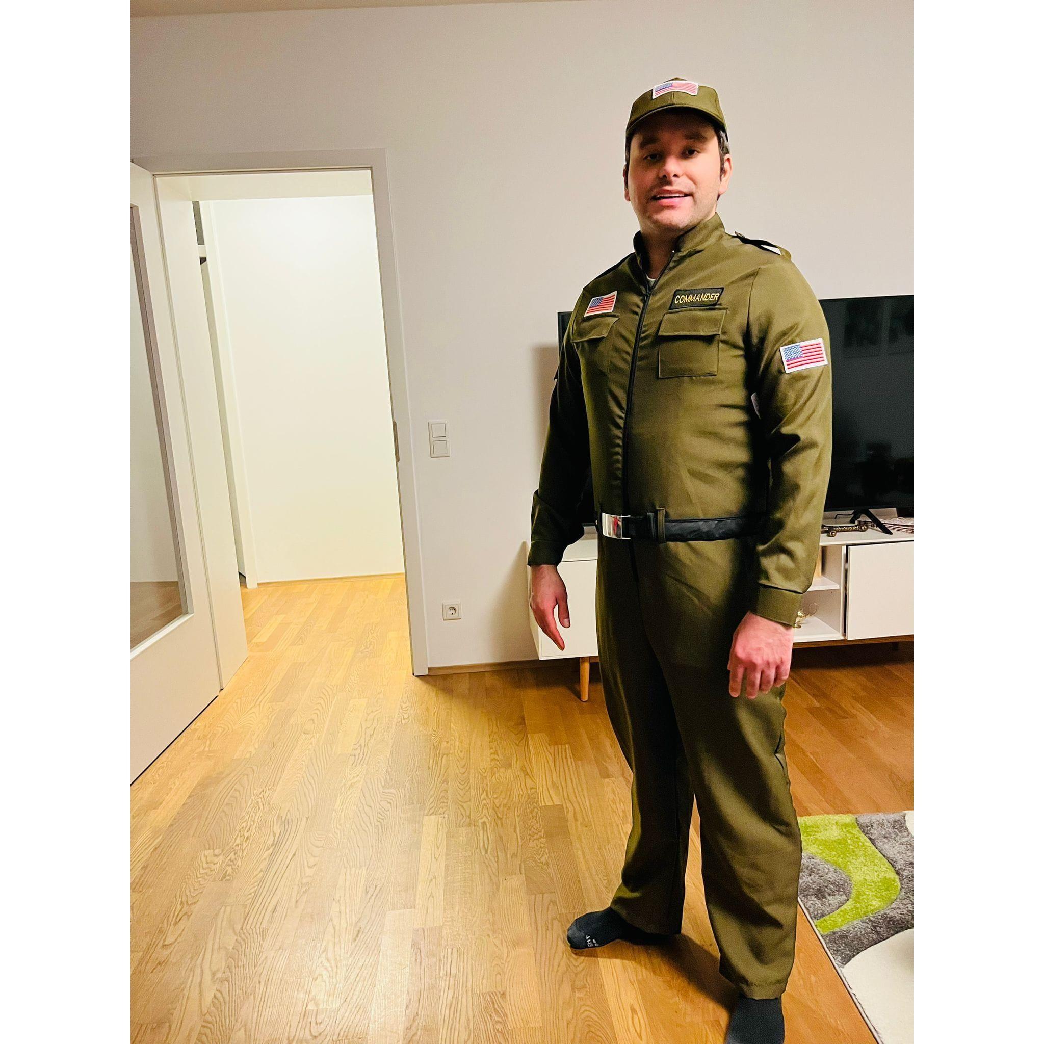 Carnival in Germany with US uniform