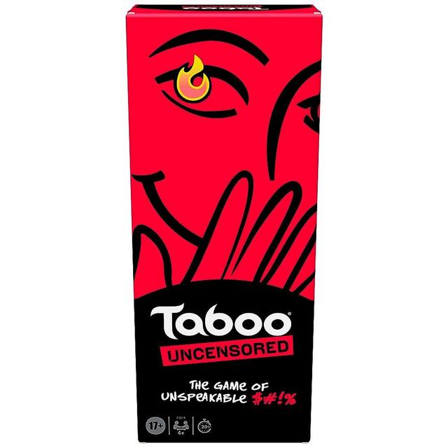 Hasbro Gaming Taboo Uncensored Board Game for Adults Only | Ages 17+ | 4+ Players | 20 Mins. Avg. | Hilarious NSFW Party Games for Adults