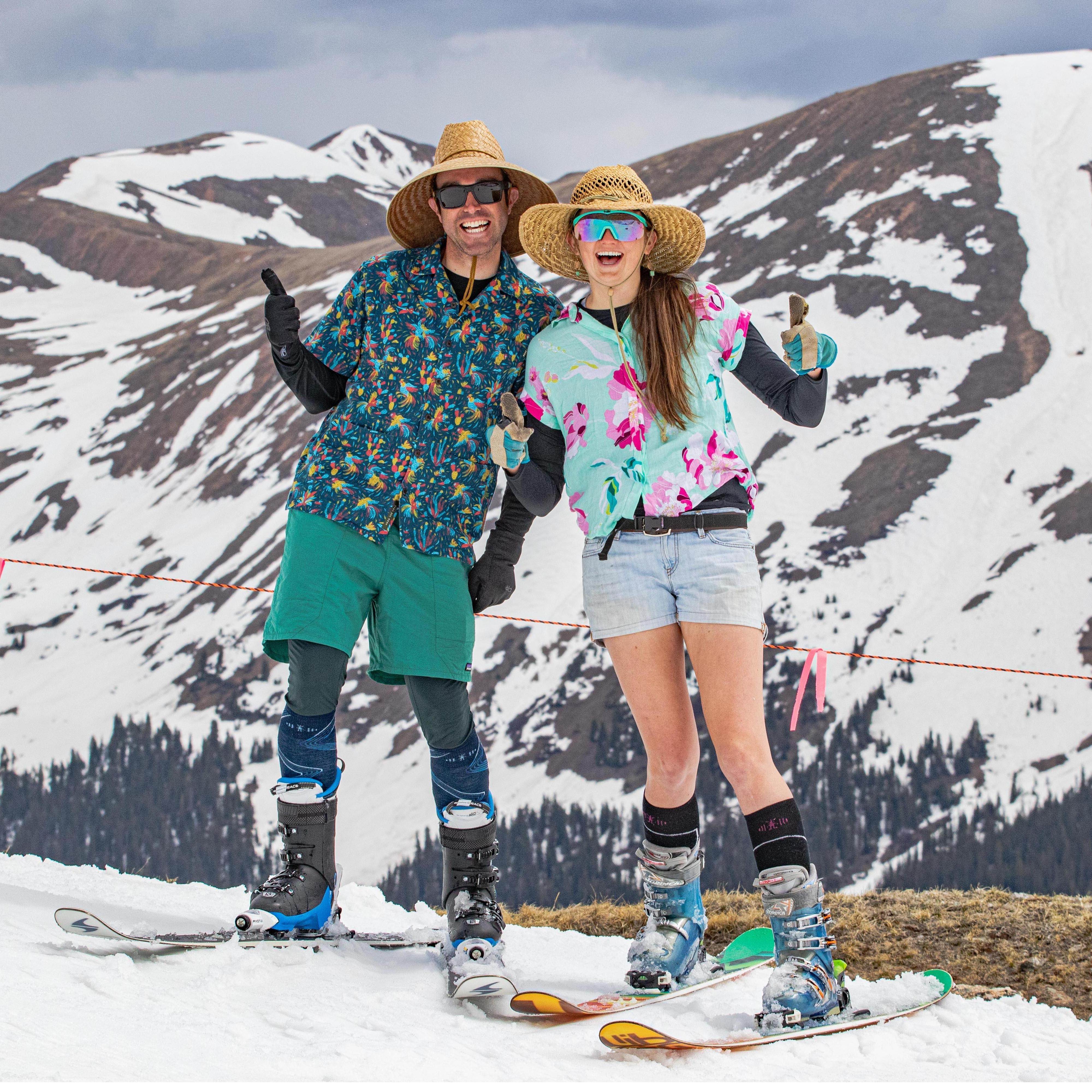 Spring skiing at A Basin
