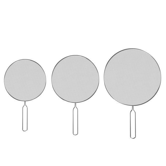 Hastings Home Stainless Steel Splatter Screen Guards – 3 Pieces