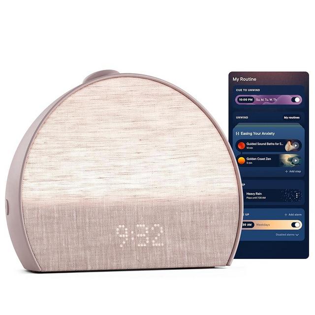 Hatch Restore 3 Sunrise Alarm Clock, Sound Machine, Smart Light (Rosy) - White Noise, Screen-Free Sleep Routine
