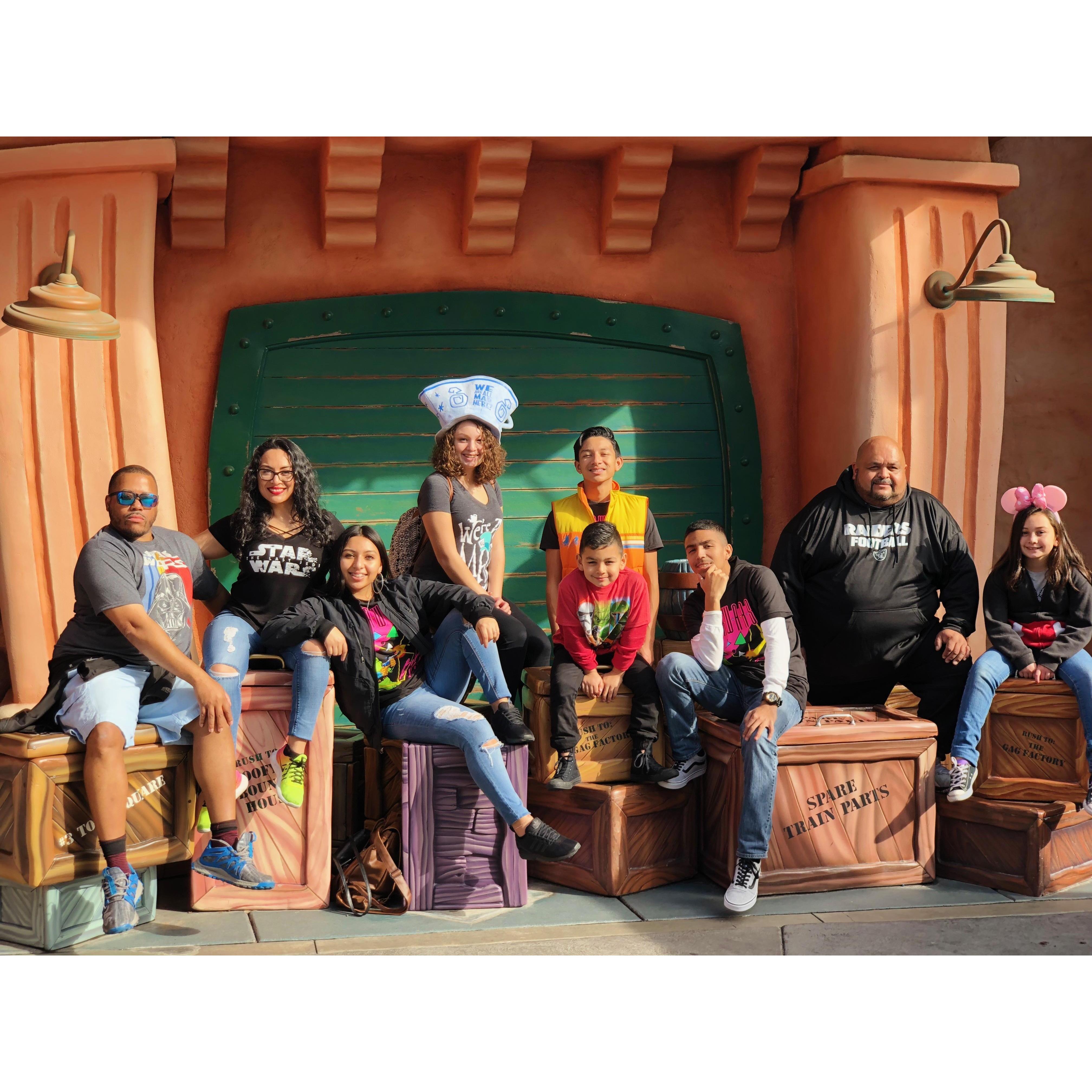 Ringing the NEW year at DISNEY