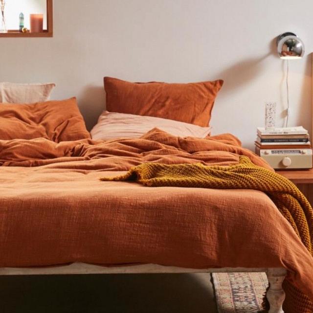 Terracota Queen Duvet Cover - Guest Room