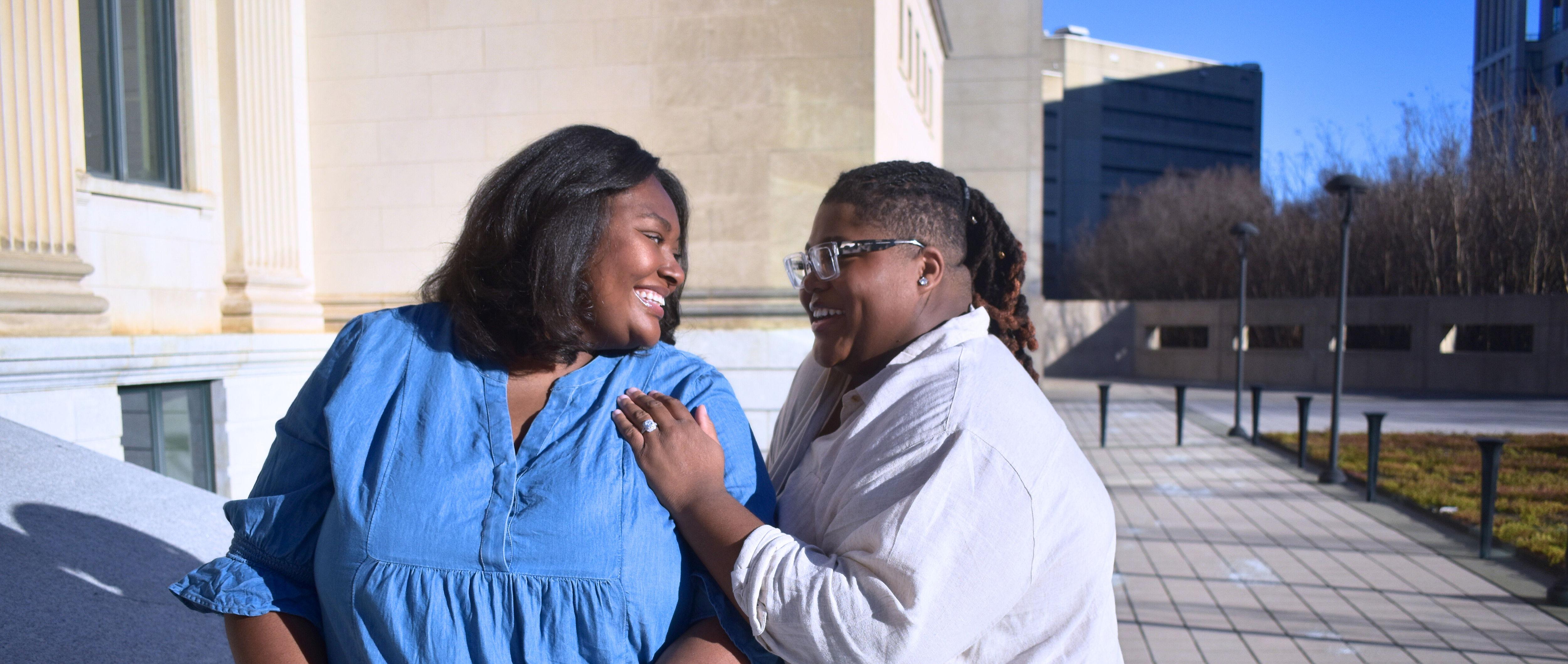 The Wedding Website of Rochelle Williams and Nyasia Foster