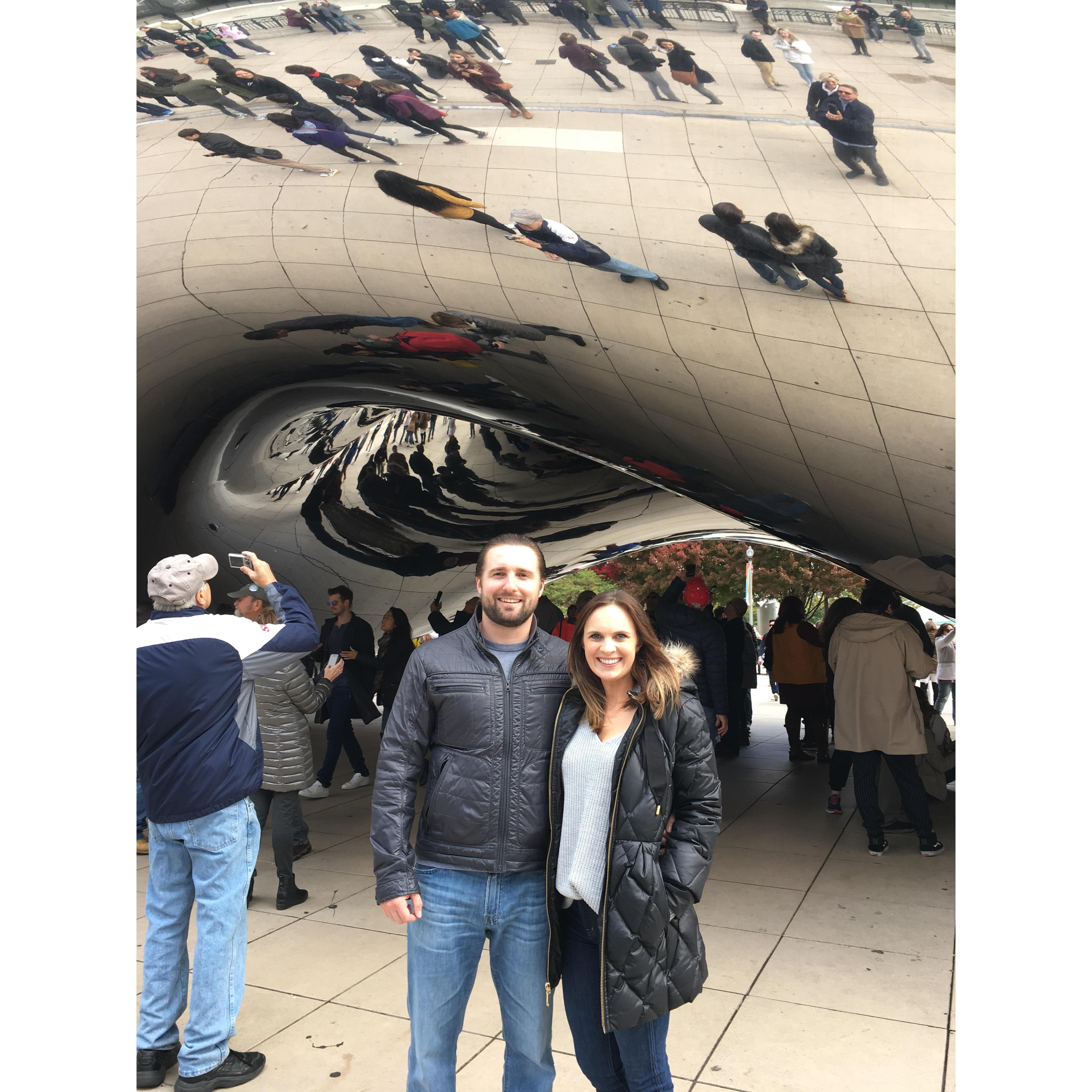 Matt lived in Chicago and Kristi was living between Joplin and NWA, they both moved to St. Louis within six months of each other in 2012-2013. They lived in St. Louis for five years before meeting.