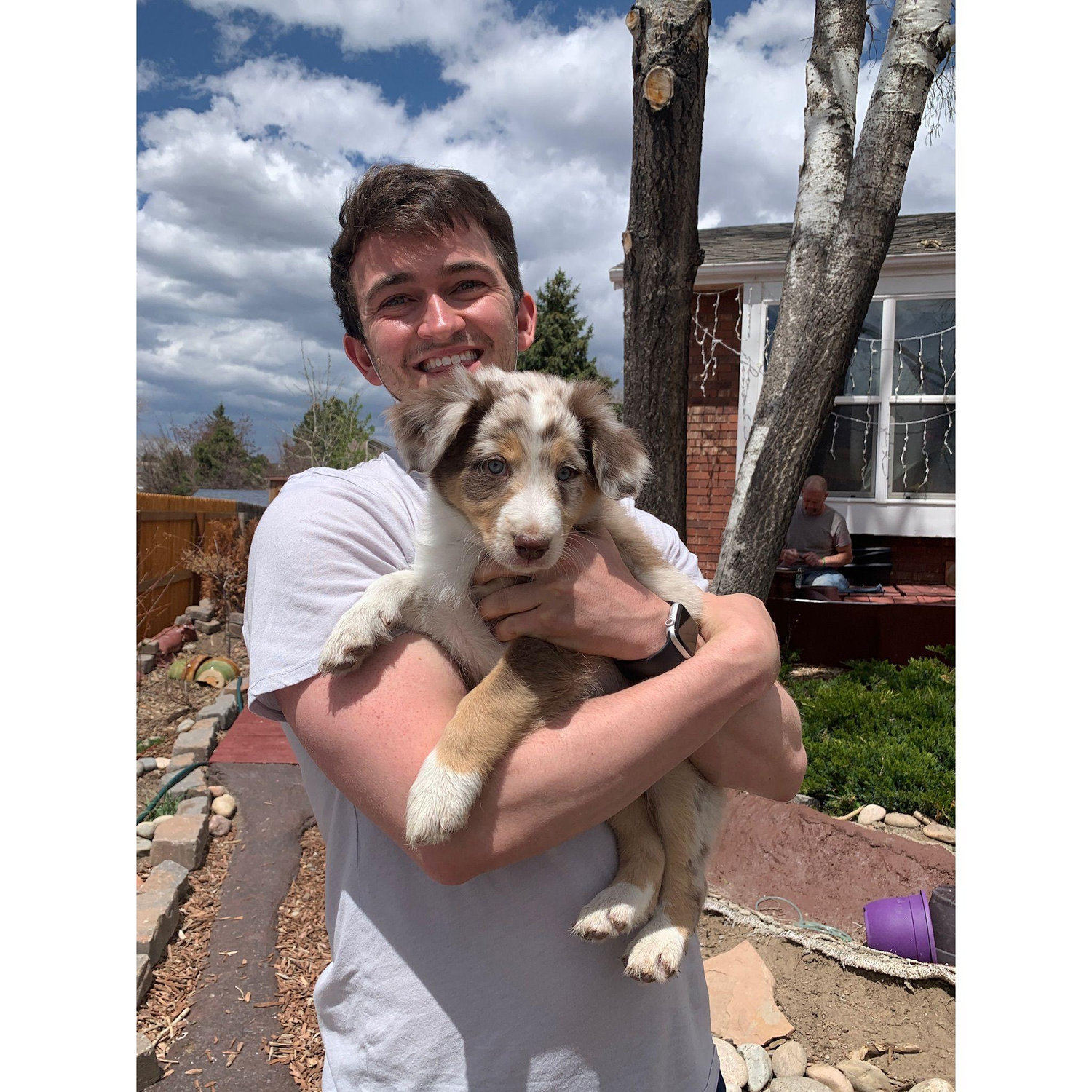 the day we picked up Steele!