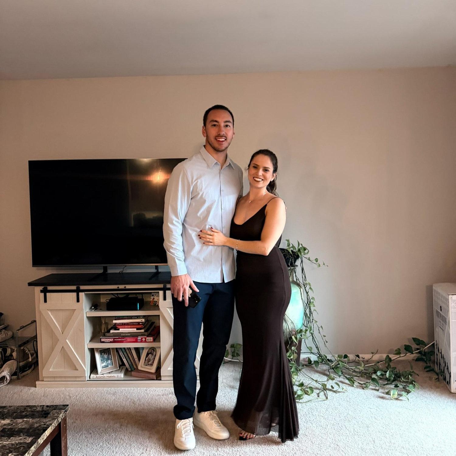 The first wedding we attended together