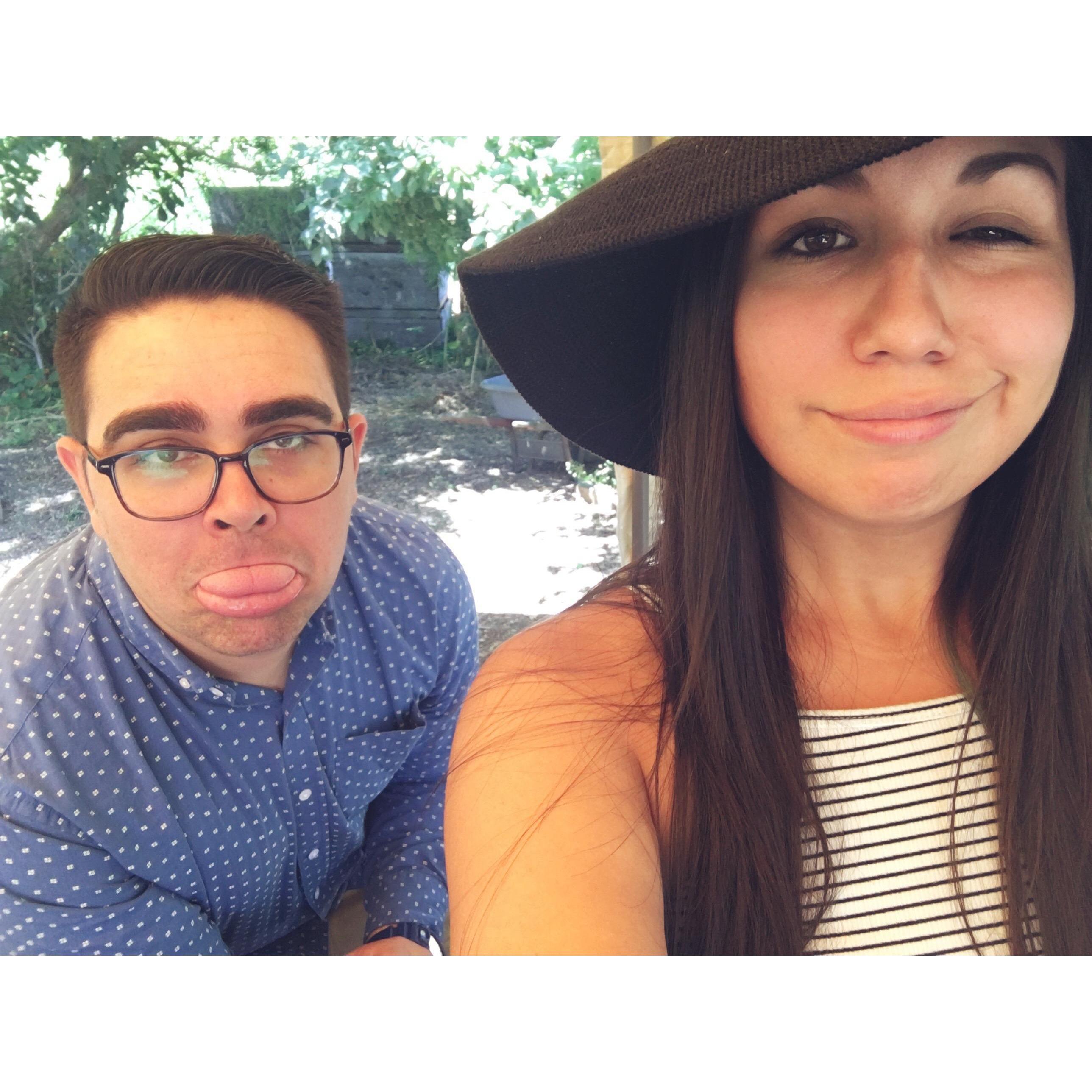 After graduating college I moved back to California and we were finally able to live in the same state as of June 2016! Four years of long distance was finally over.