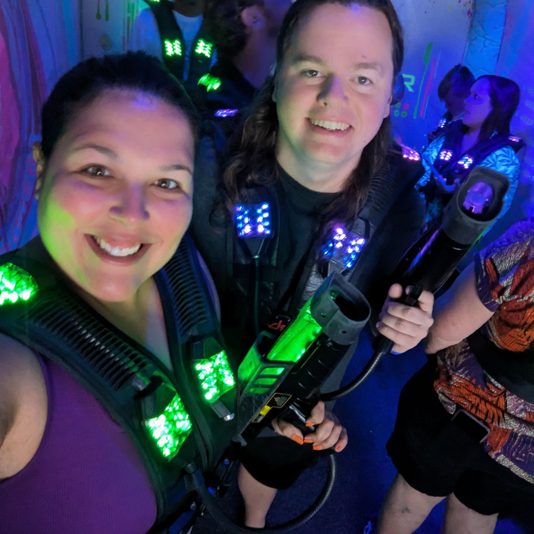 Laser tag (on a cruise ship)