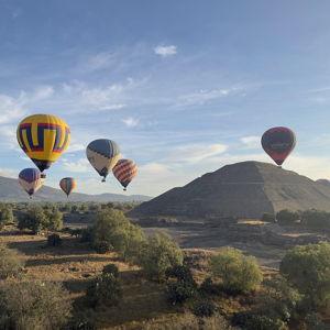 Hot Air Balloon Ride over Teotihuacan Valle