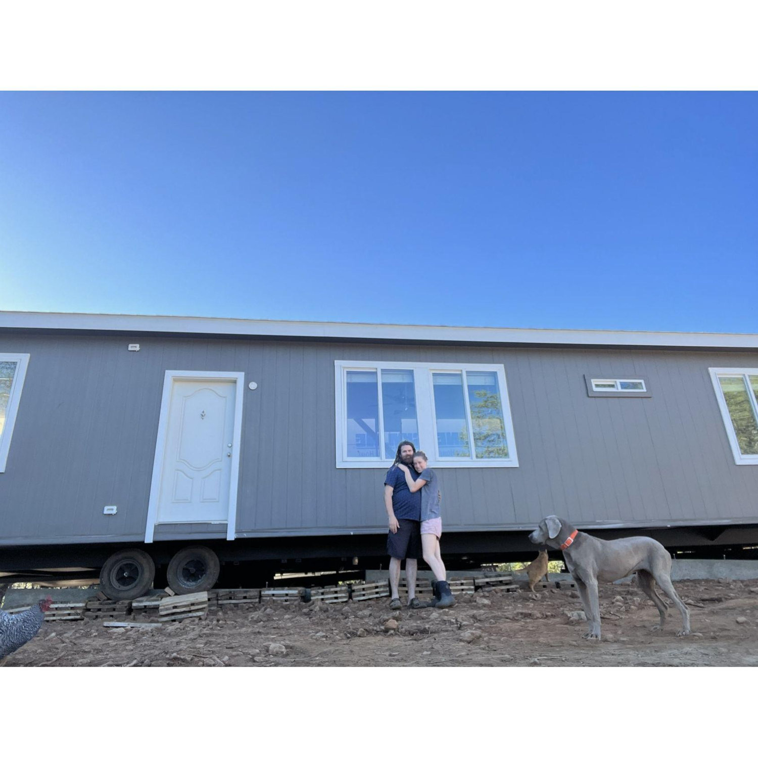 3/22/2022 the day our house was delivered!