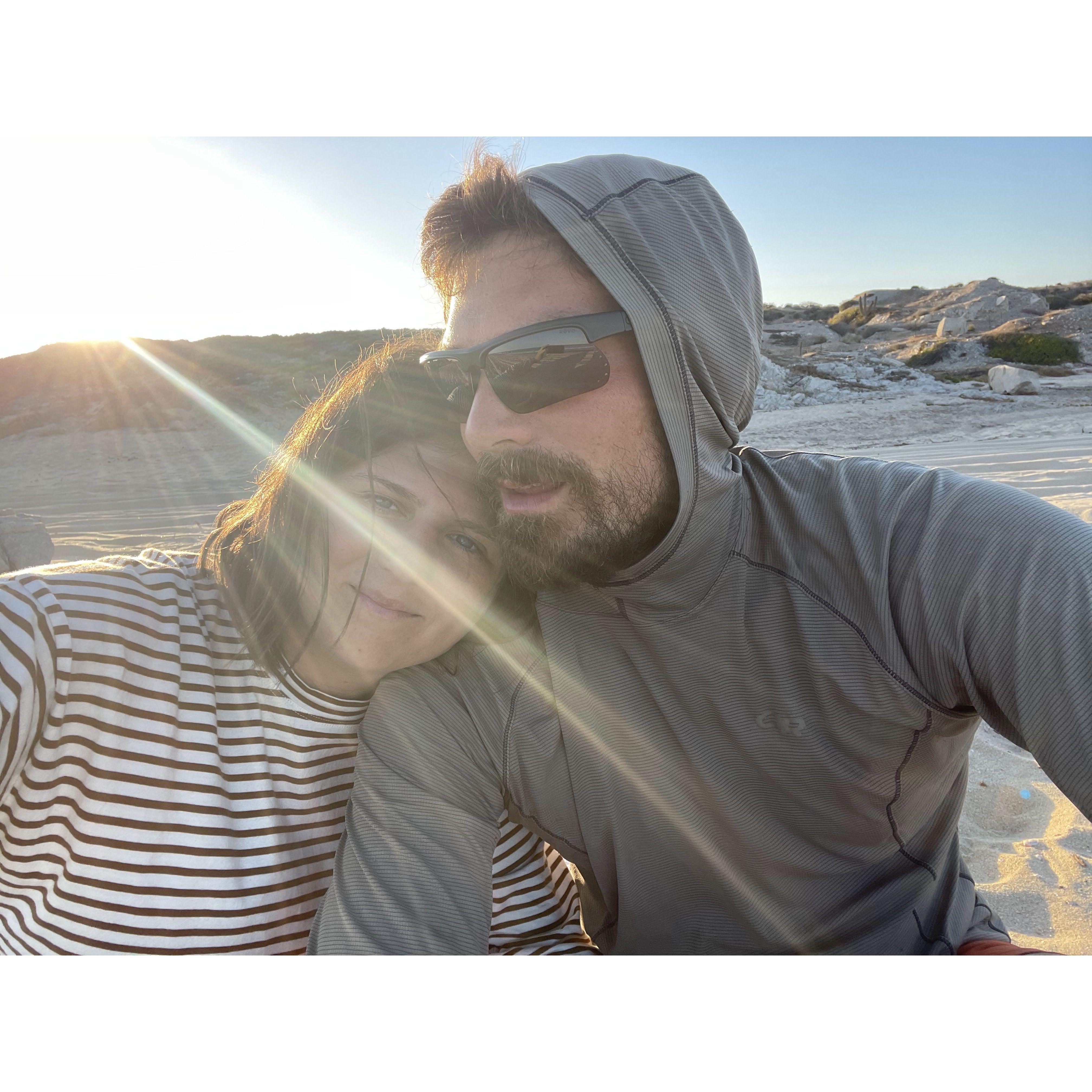Camping on the beach in Baja!