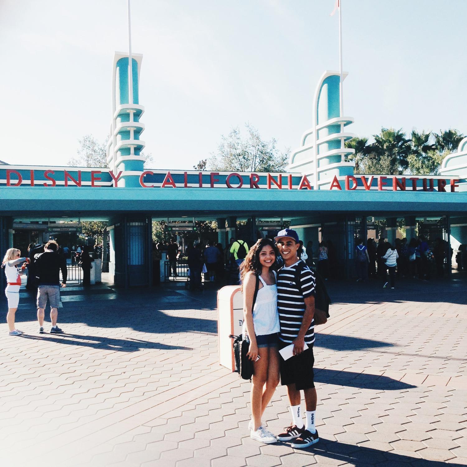 The day Adam asked Susana to be his girlfriend at Disneyland 01/20/2014