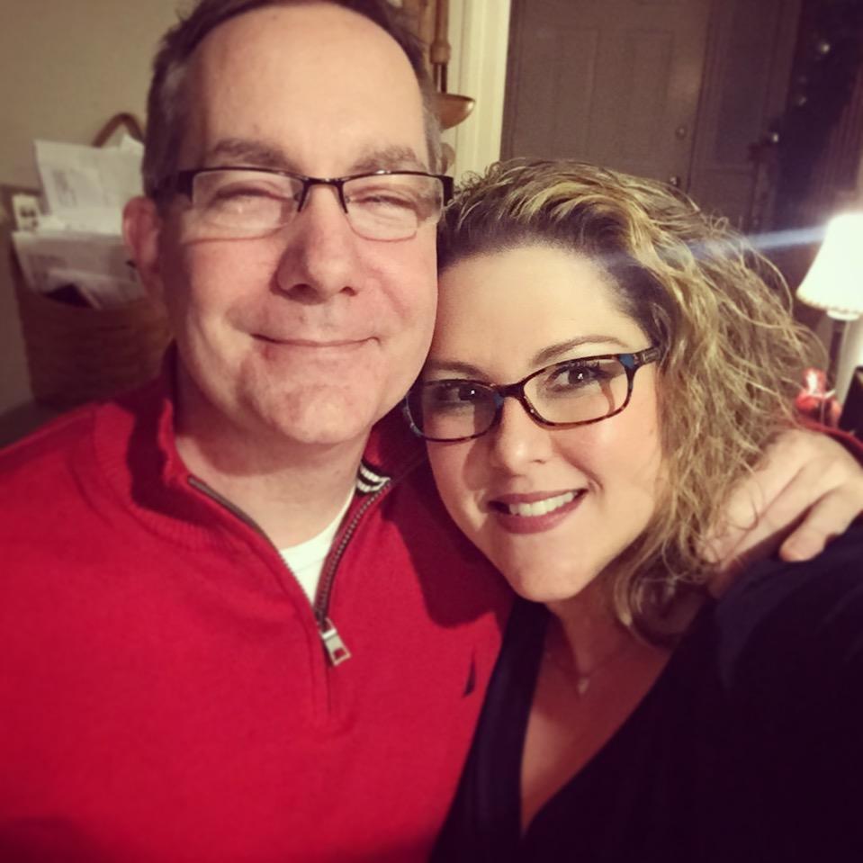 Valentine's Day 2017, our first photo together...right after we first told each other "I love you."