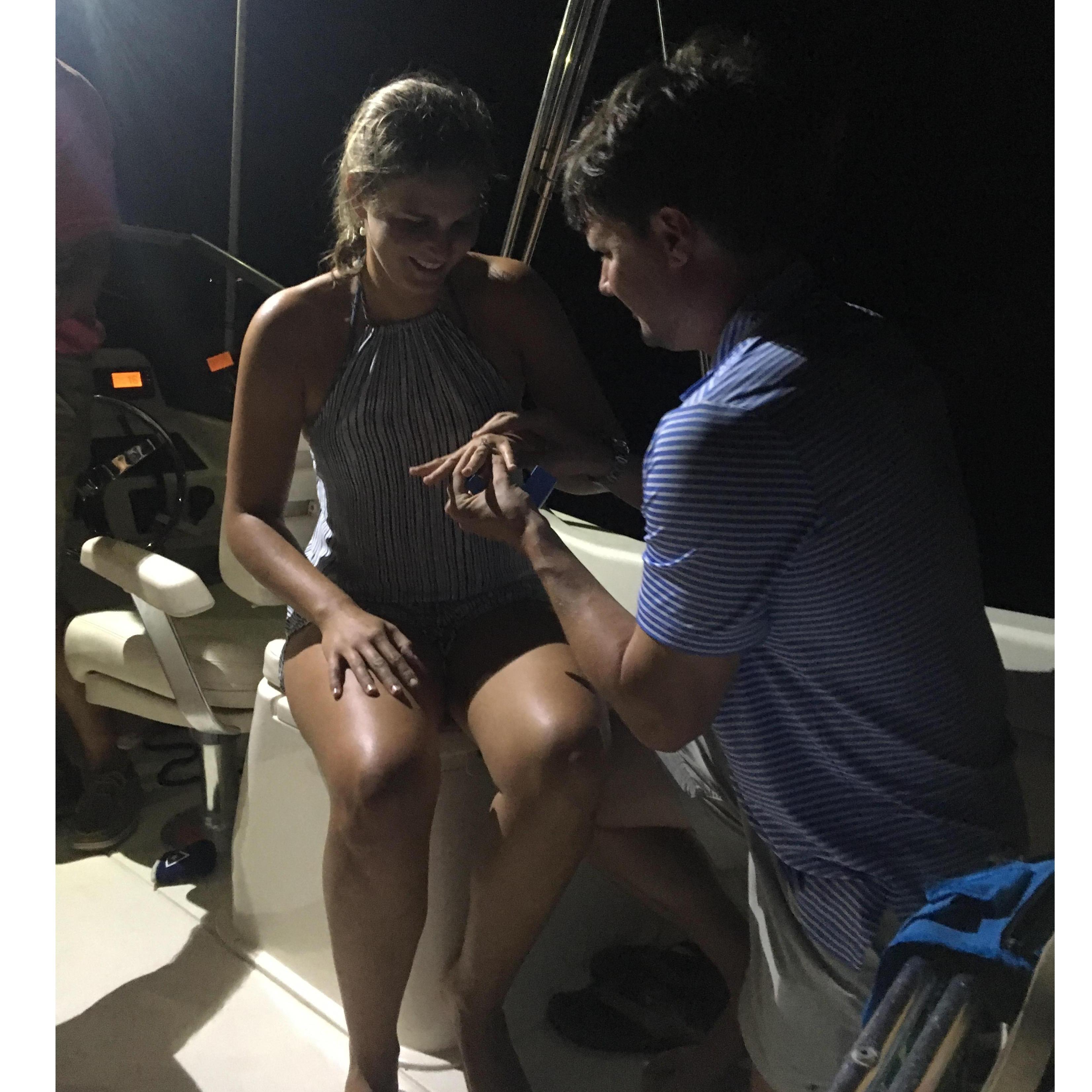 She said yes!!