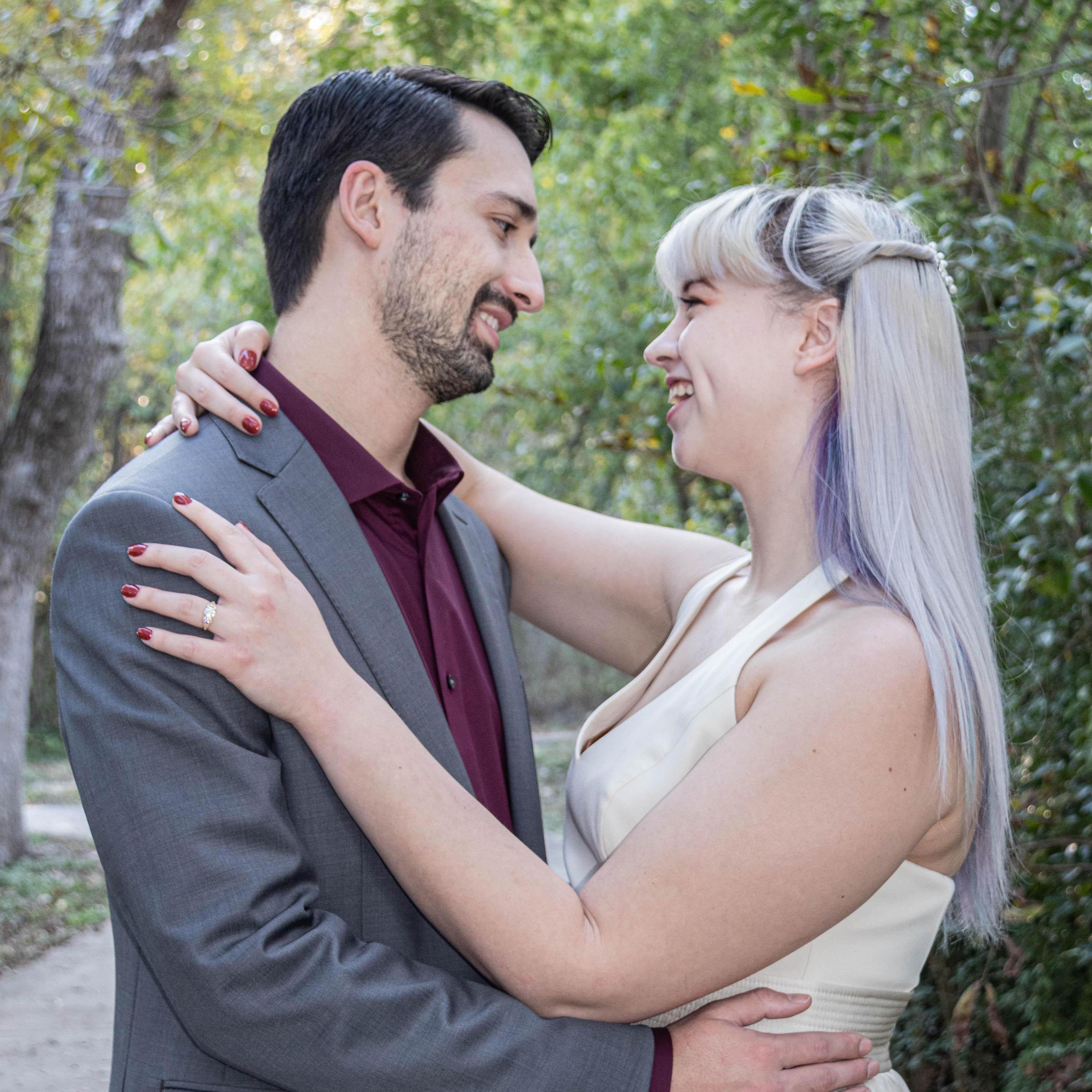 Engagement photo taken of Grant and Bailey
