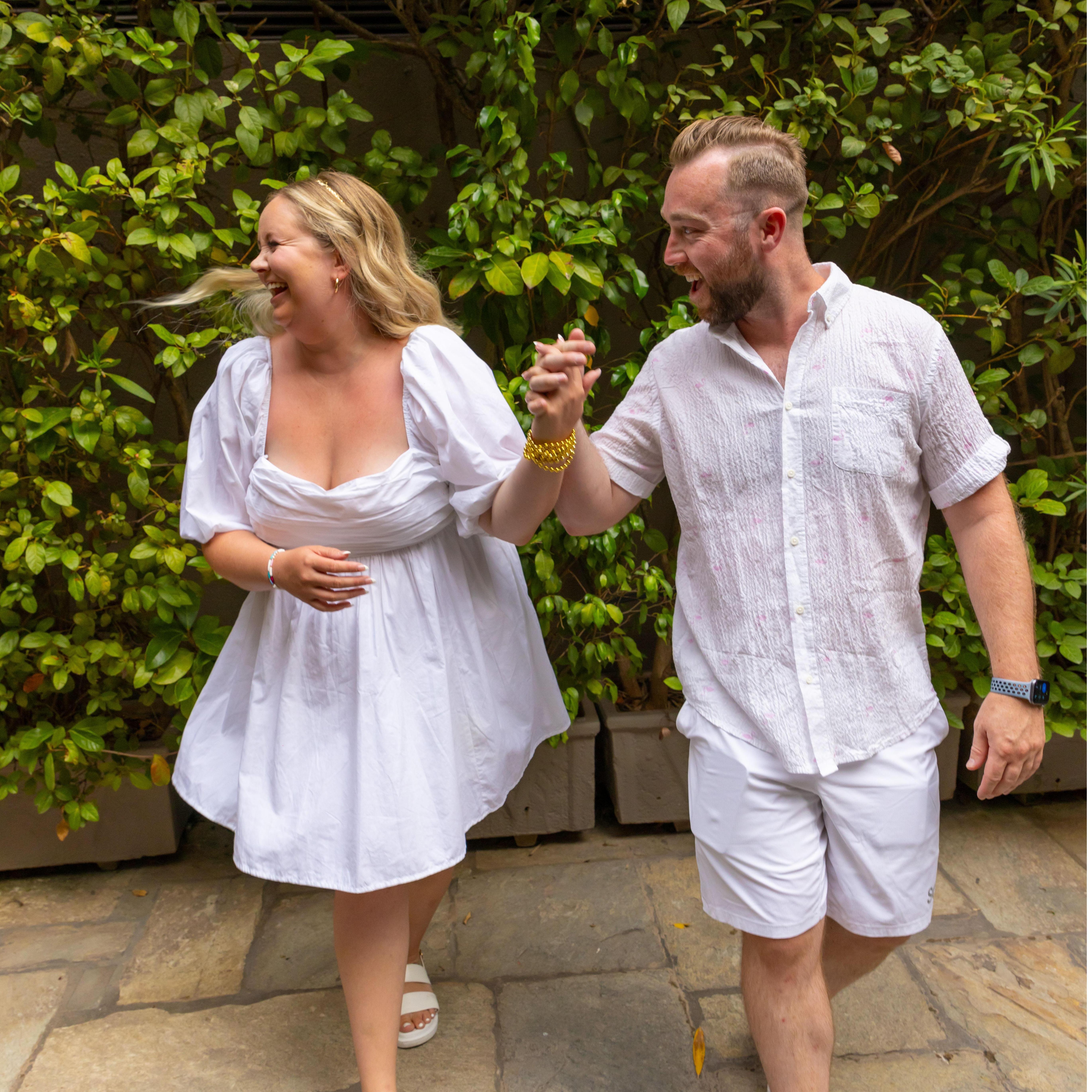 We won the Hot Boy + Hot Girl Summer award on the trip after getting engaged!