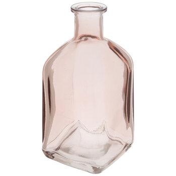 Pink Bottle Glass Vase