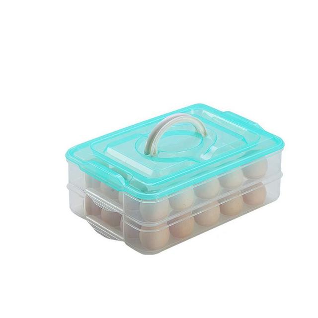 Refrigerator Organizer Bins 6pcs Stackable Clear Plastic Organizers