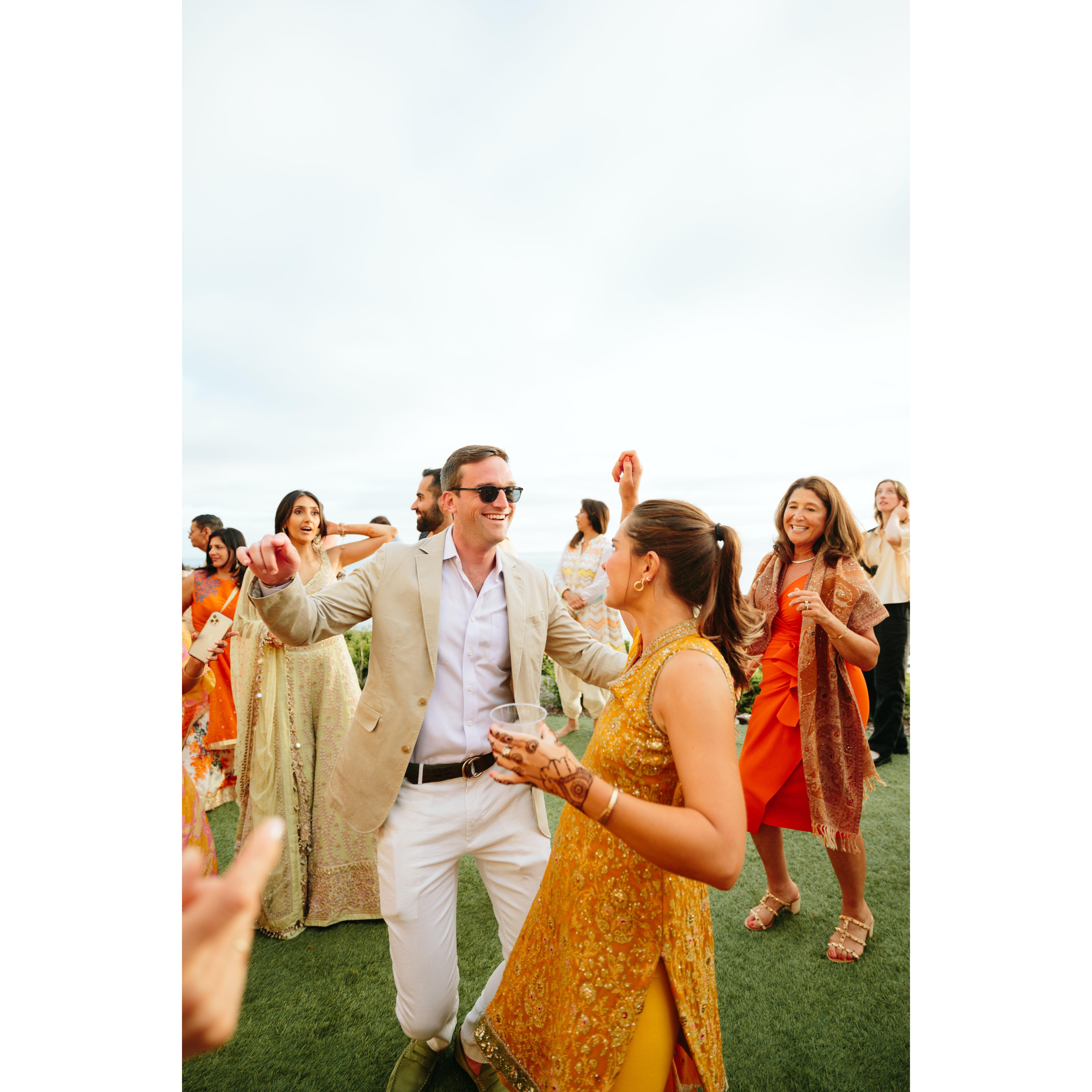 Dancing in Laguna Beach, CA