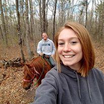 Horseback riding for Valentines day