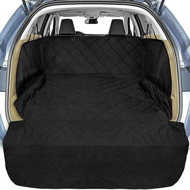 Cargo Liner, Veckle SUV Cargo Cover for Dogs with Side Flaps Hammock Waterproof Nonslip Dog Seat Cover Cargo Area Protector Scratchproof for SUVs Sedans Vans