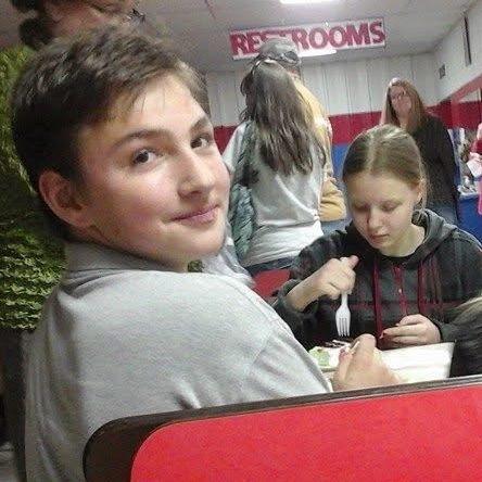 In 5th grade Jamie had a roller skating birthday party...