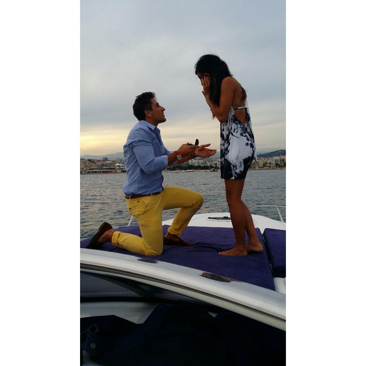 The proposal in Cannes, France!!