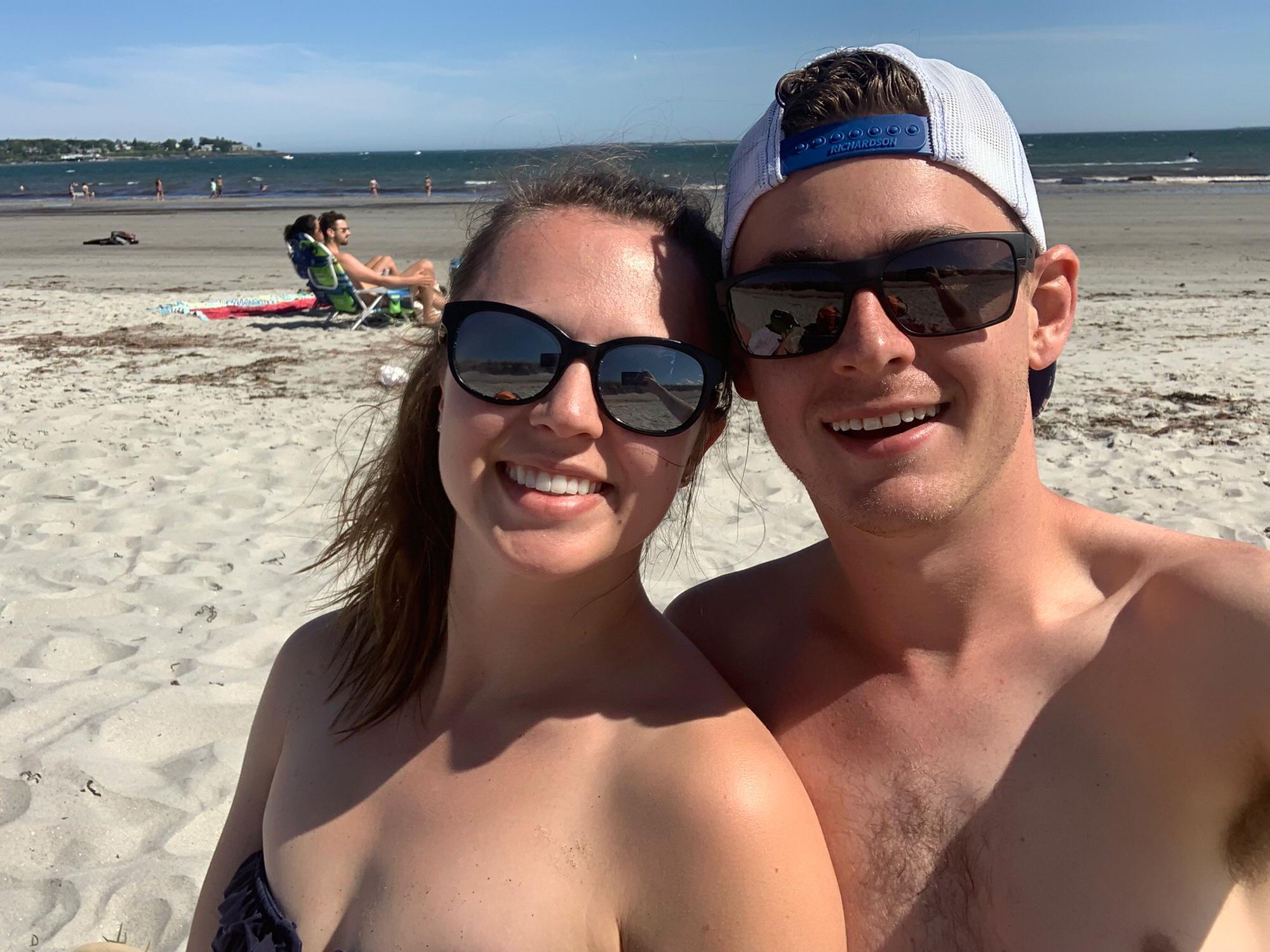 Beach day in Maine