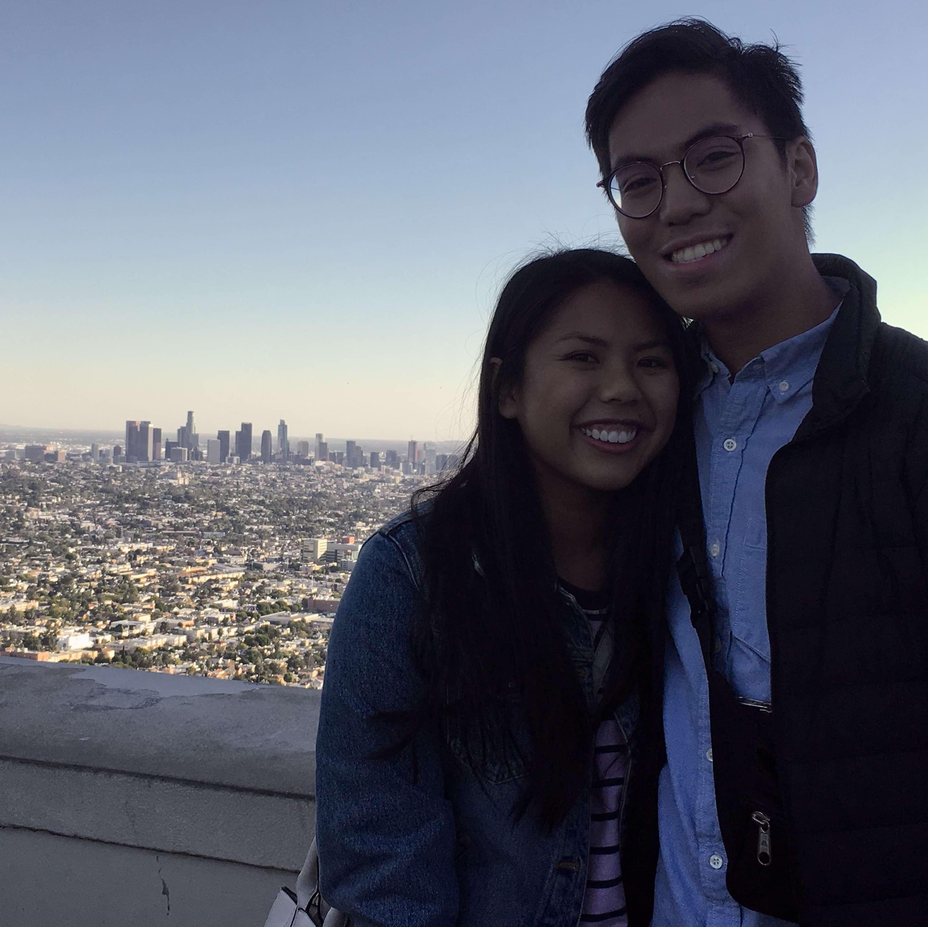 Dec 2017 - Our first anniversary at Griffith Observatory in Los Angeles, CA
