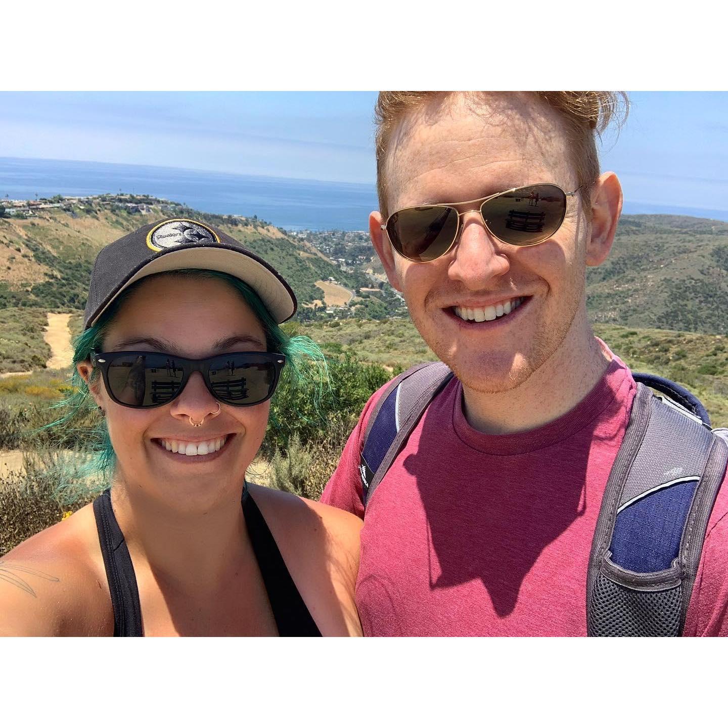 Hiking in Laguna.