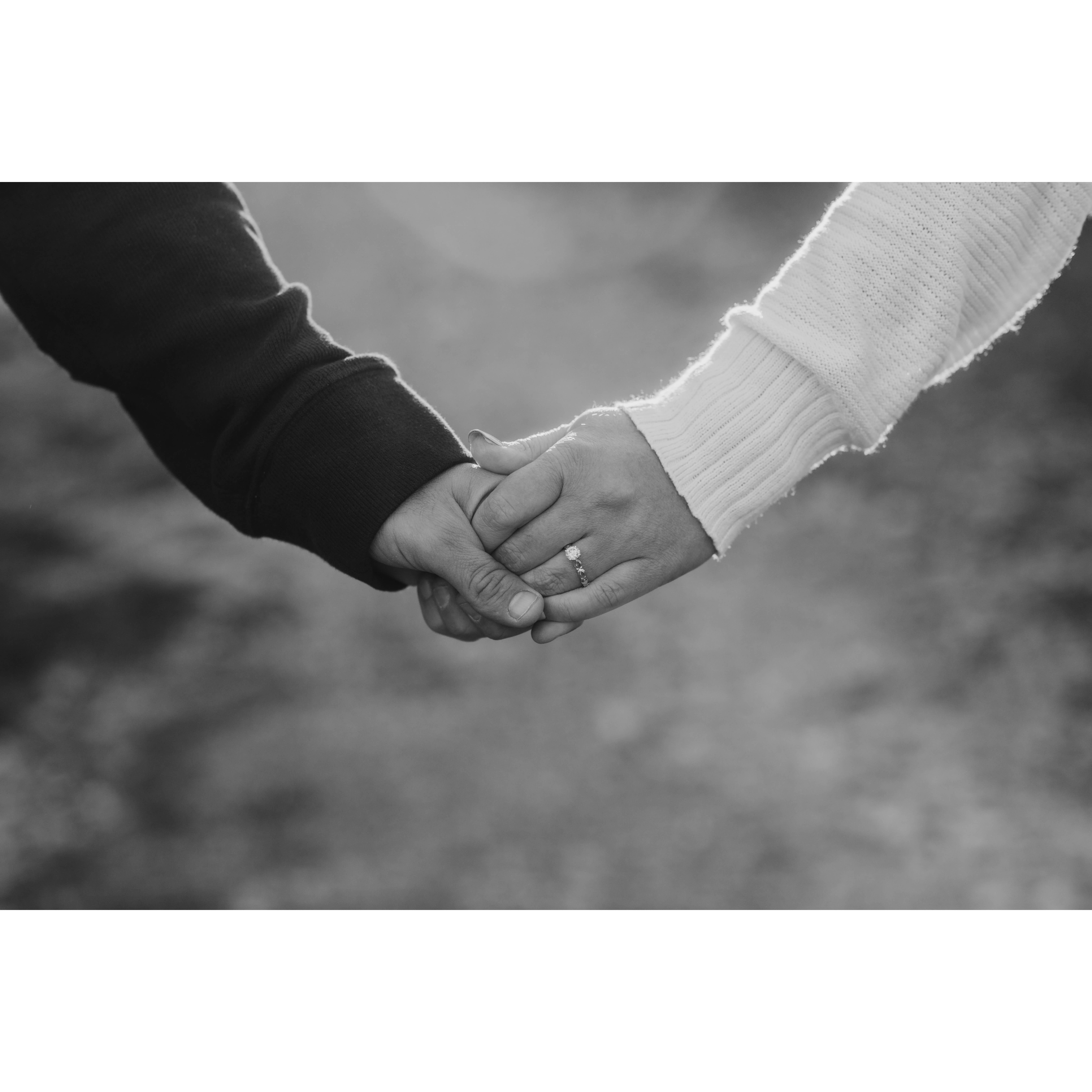 The start of our engagement photos