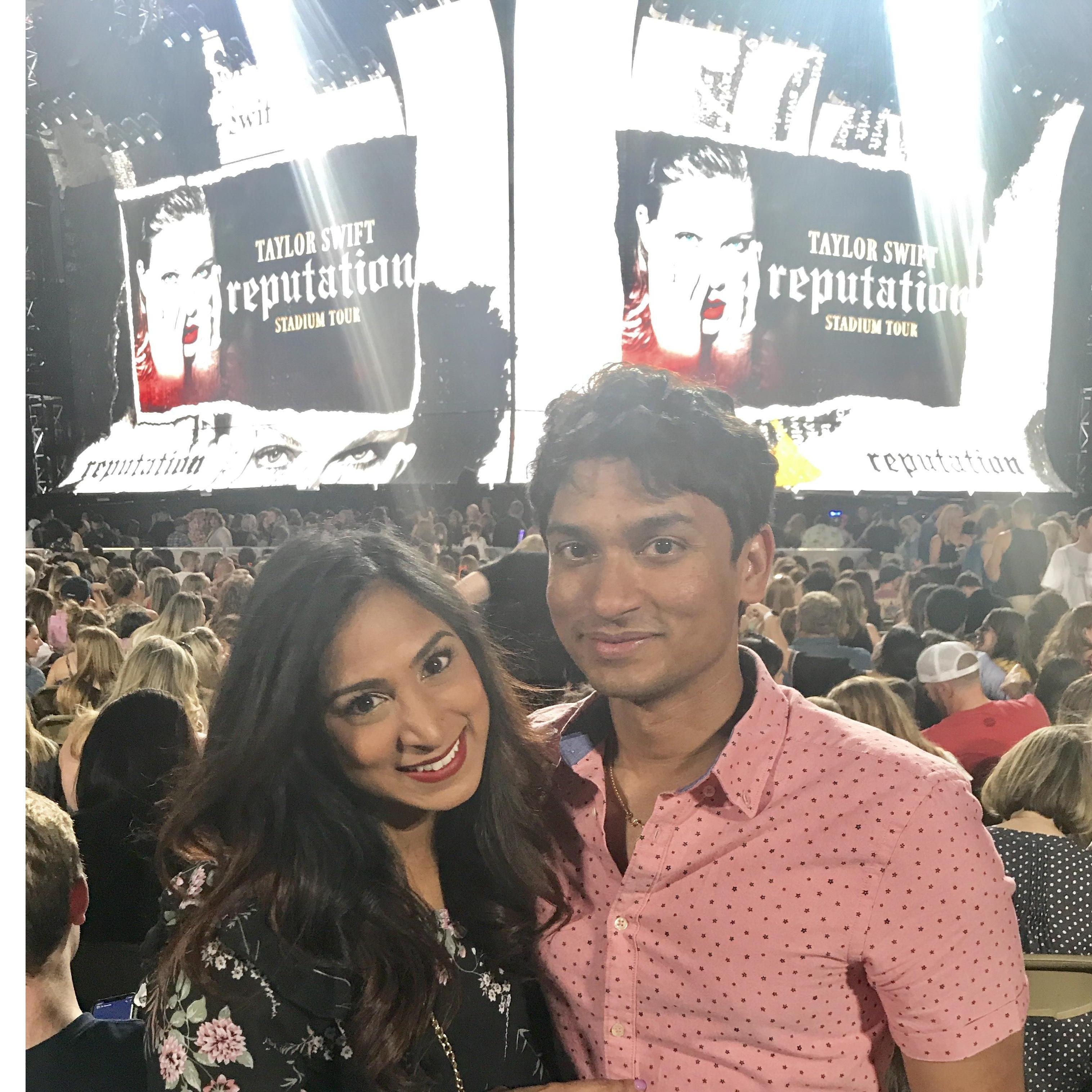 Our first trip to see Taylor Swift in Denver, CO. We knew were in "trouble, trouble, trouble!" after that trip!