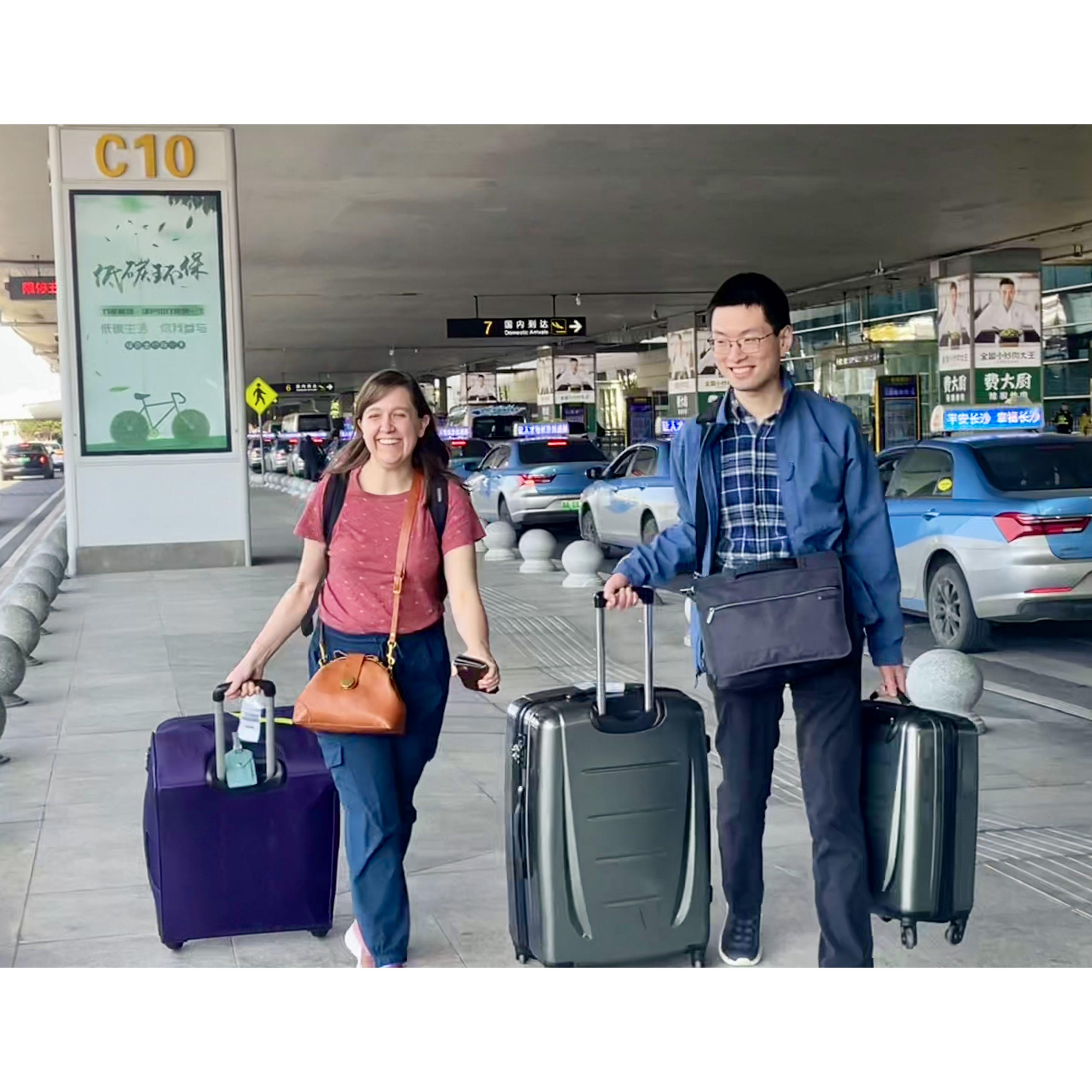 Arrival in Changsha