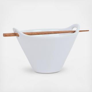 3-Piece Noodle Bowl & Chopsticks Set