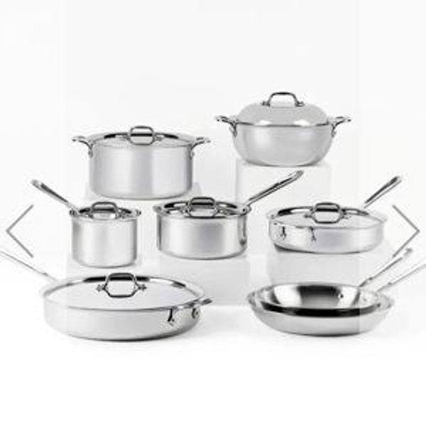 AllClad Stainless Steel Pots and Pans