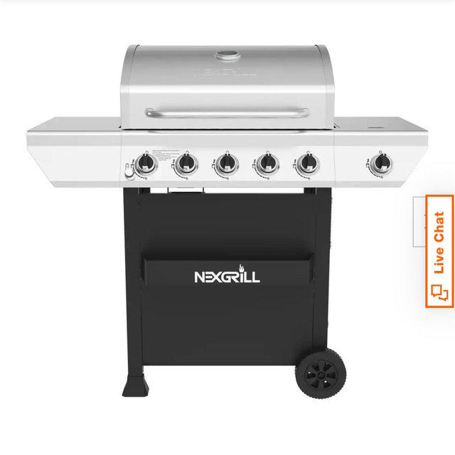 5 burner propane grill