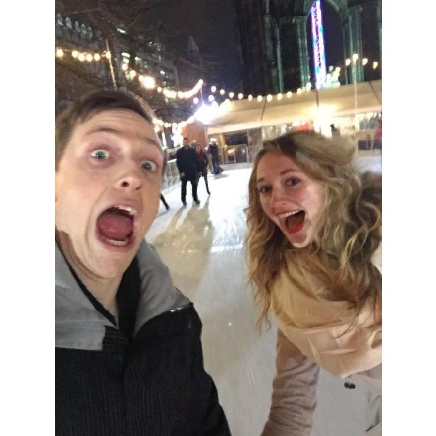 Edinburgh Christmas Market ice skating