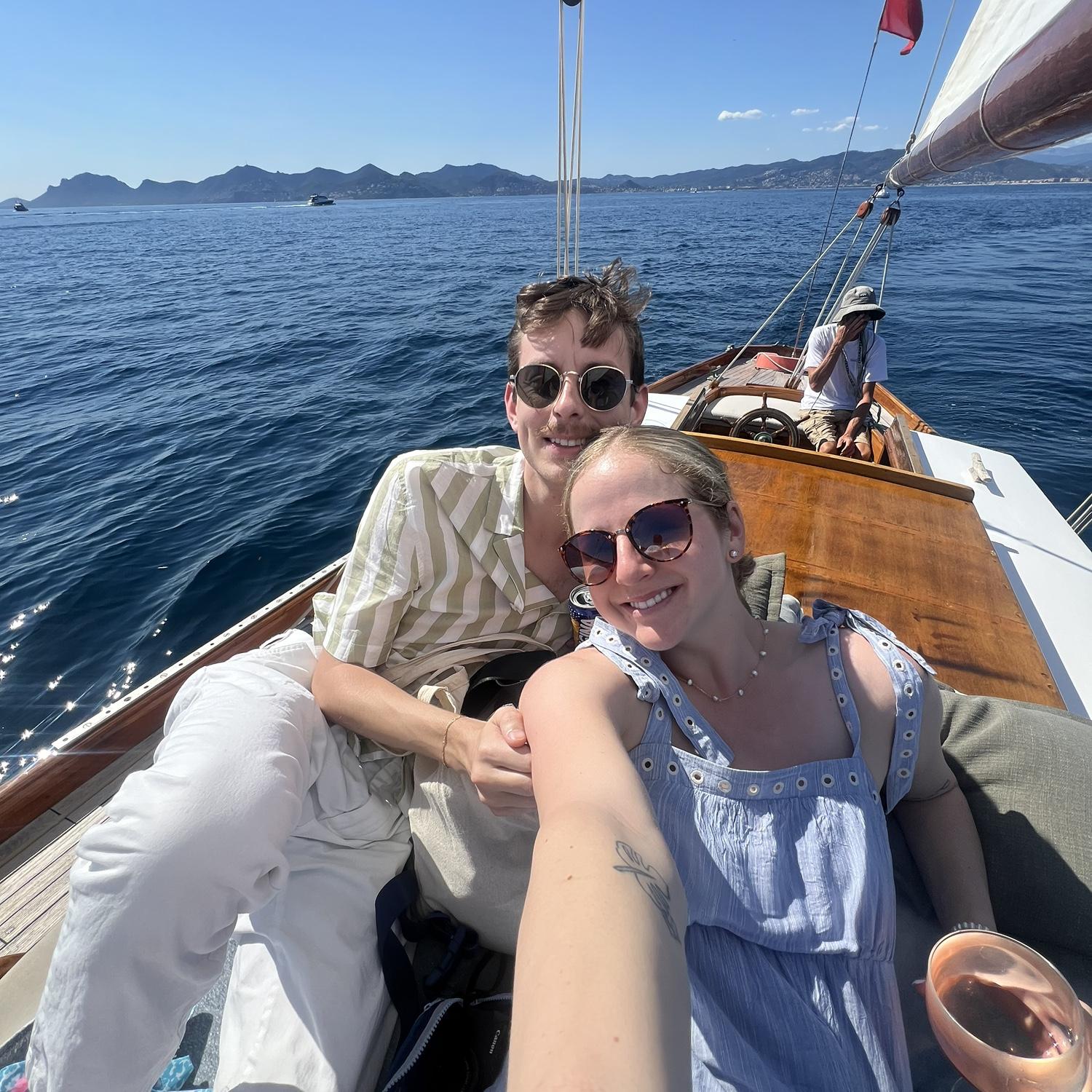 Sailboat ride in the Mediterranean Sea!