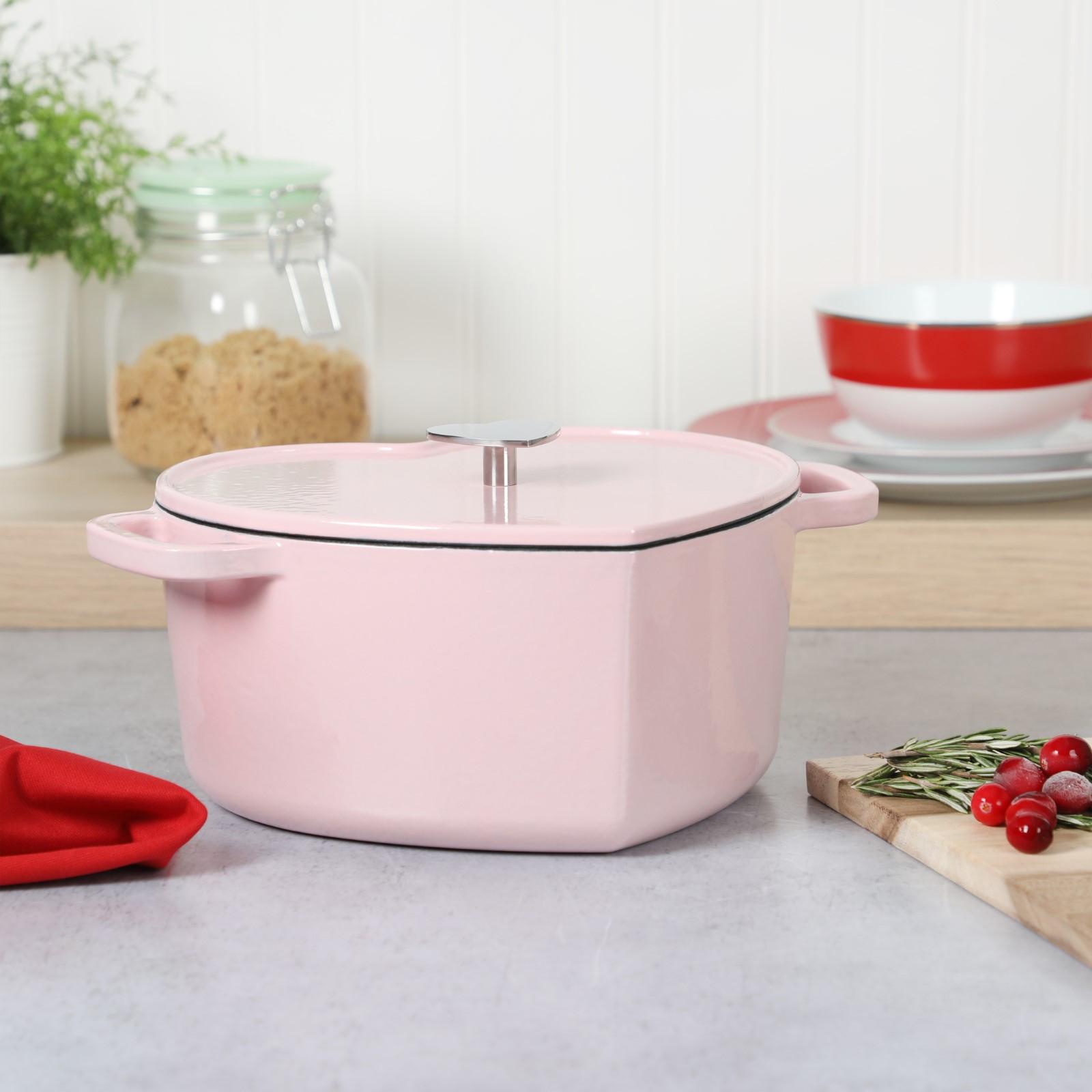 Martha Stewart, Heart Shaped 4-Quart Dutch Oven | Zola