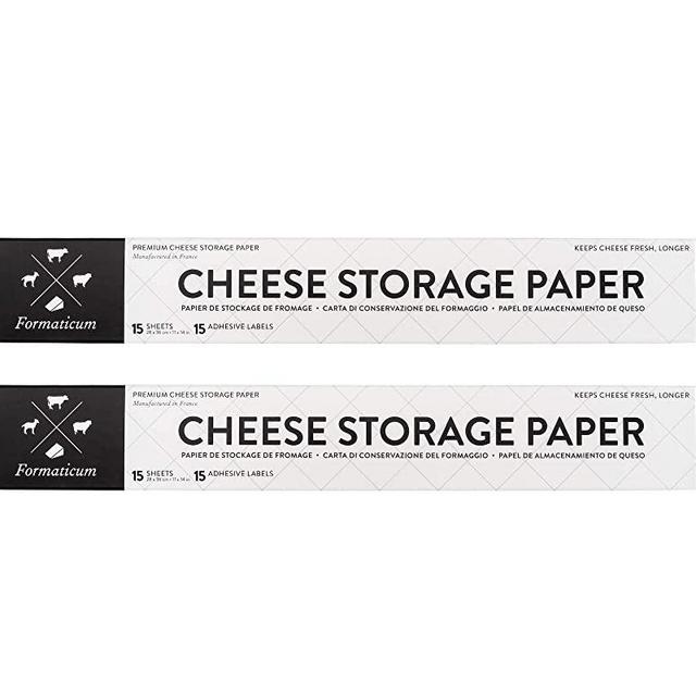 Formaticum Cheese Storage Wax-Coated Paper, Keep Charcuterie Fresh, 30 Sheets