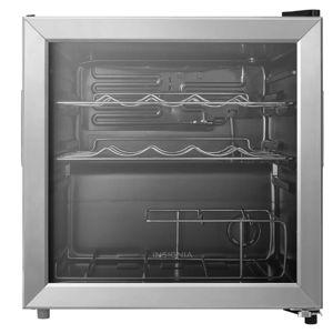 Insignia™ - 14-Bottle Wine Cooler with ENERGY STAR Certification - Stainless Steel