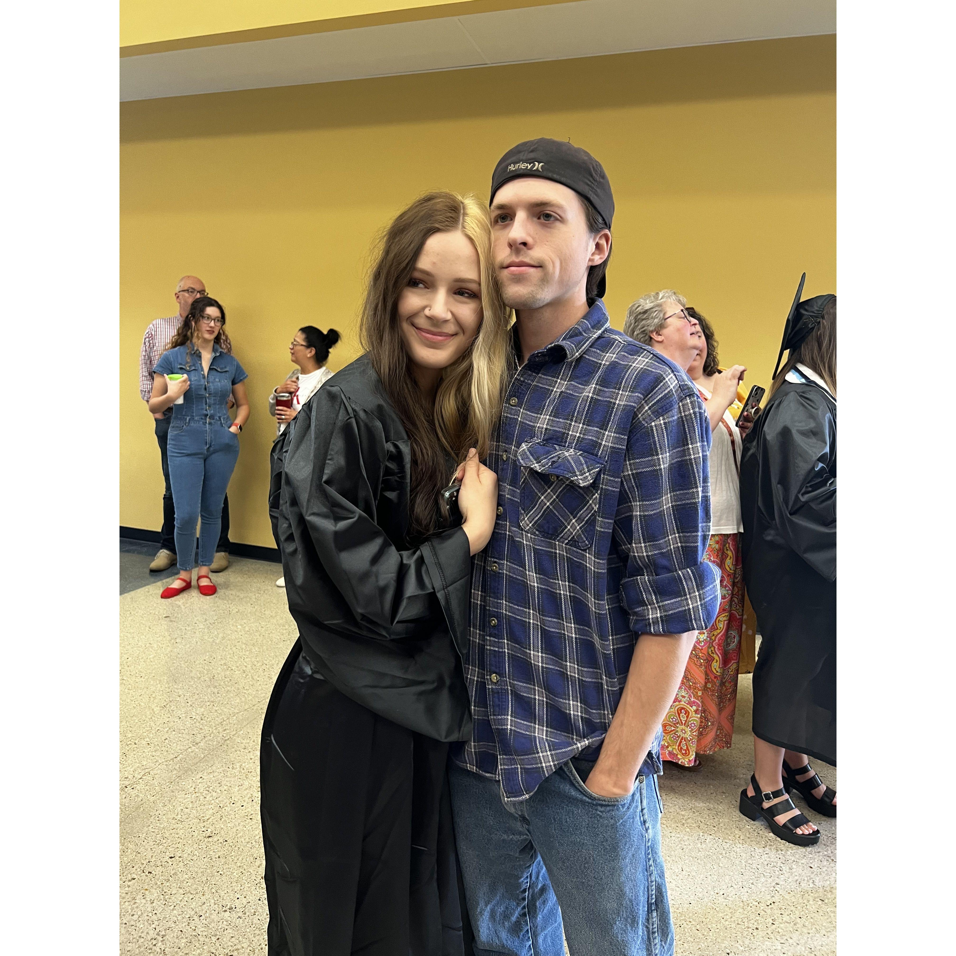 Addison's college graduation day!
