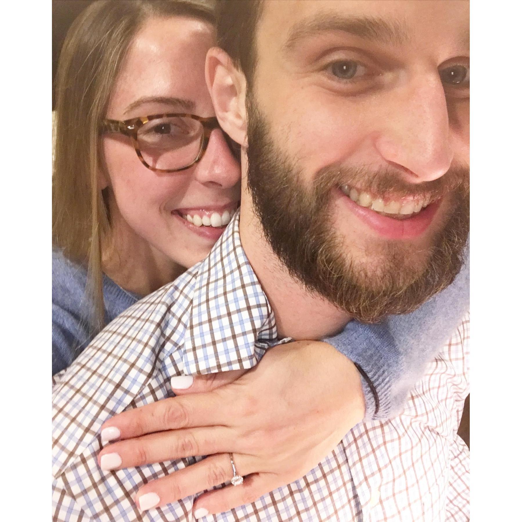 She said, "Of course!"
