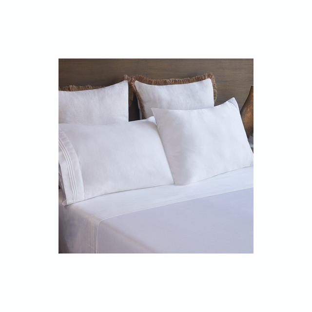 Everhome™ Egyptian Cotton Triple Pleat 700-Thread-Count Pillowcases in White (Set of 2)