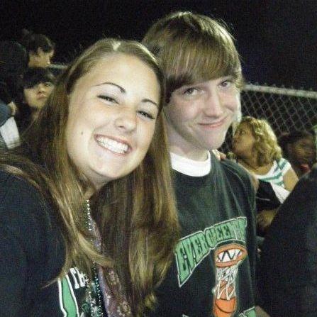 Our first picture together in 2009. Before we started dating and were just friends.