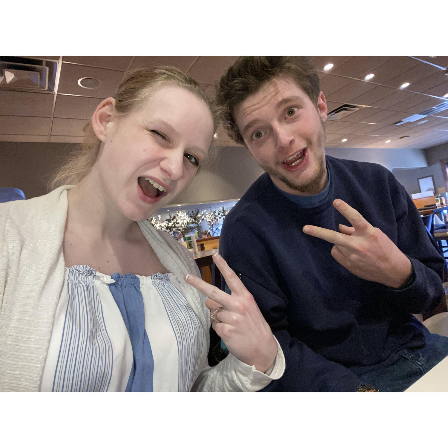 Our last Valentine's Day as boyfriend and girlfriend <3